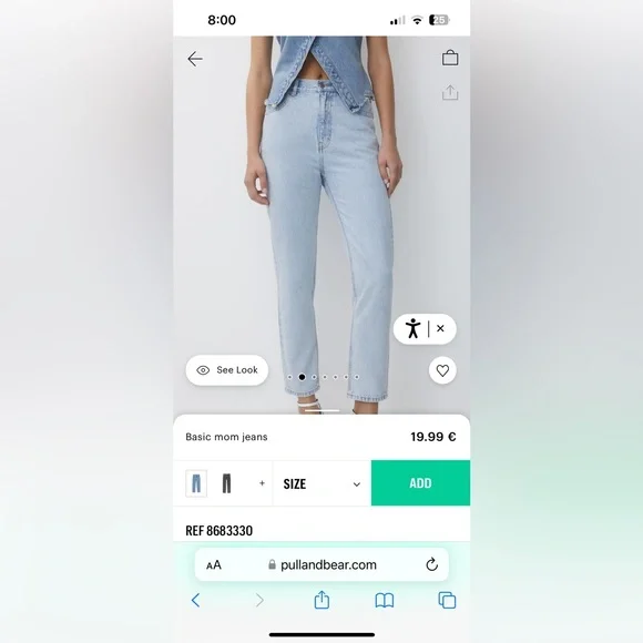 Pull &bear basic mom Jean - Picture 4 of 4